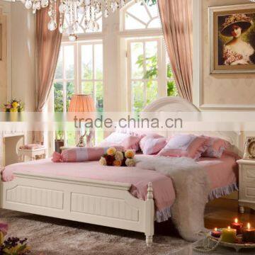 2015 New Style Promotion Bedroom Furniture Set White Color