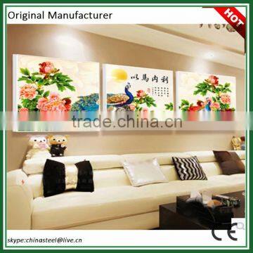 2016 HDF material modern art frameless wall artwork painting