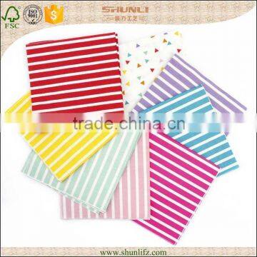 Chinese raw materials paper napkin for party supplier