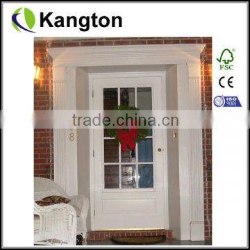 solid wood entry door