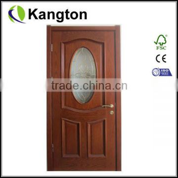 Interior Solid Wood Door With Glass