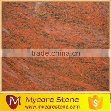 competititve polished multicolor red granite tile for interior