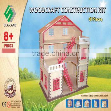 Educational Wooden Big Villa Puzzle