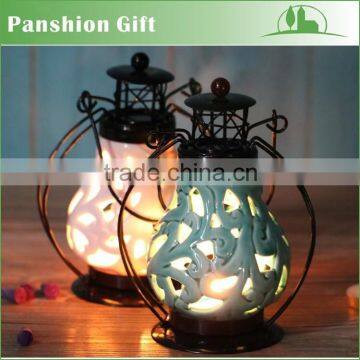 LED lighting hanging metal lantern