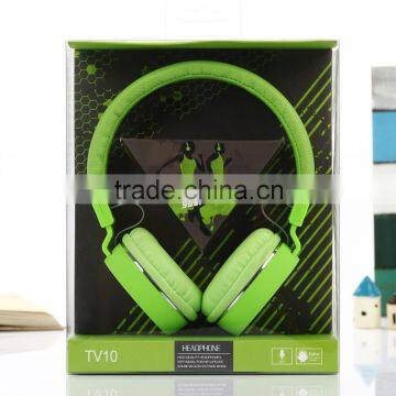 China wholesale noise cancelling colorful fashionable custom stereo earphones headphone