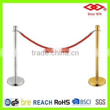 Stainless steel/titanium queue stand