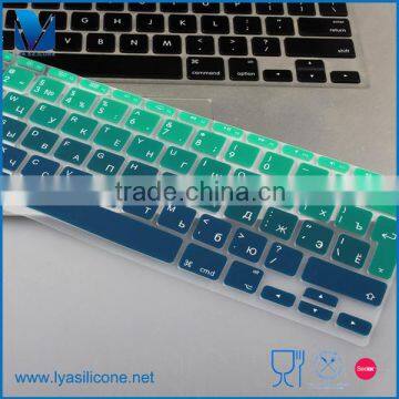 Russian Silicone Dustproof Laptop Keyboard Cover For MacBook Air