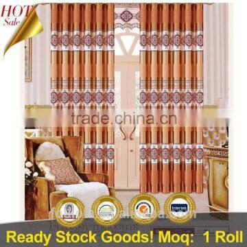 Printed blackout fabric curtain fabrics 2015 new designs