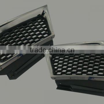 Plastic auto body grill titanium car parts