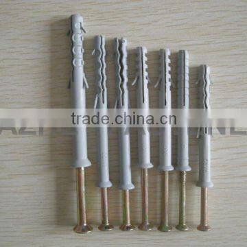 High quality PE anchor with nail screw