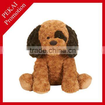 Brown soft plush dog toys