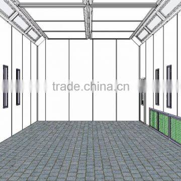 JF car painting room spray booth outside cabin car painting