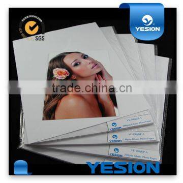 Hot seller 115gsm Cast coated glossy waterproof photo paper inkjet