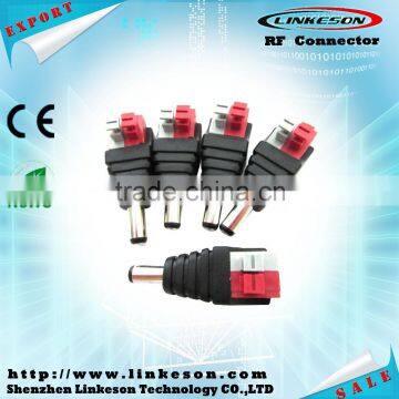 2.1 5.5 DC power male plug connector for CCTV