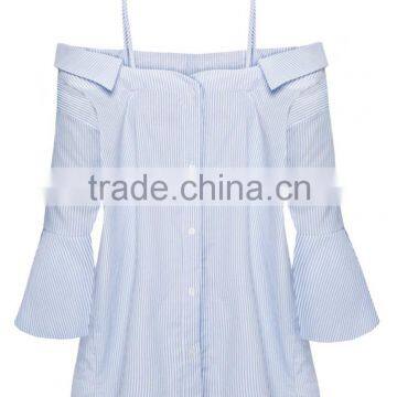 Women's Long Sleeve Loose Fit Off Shoulder Tops photo-6