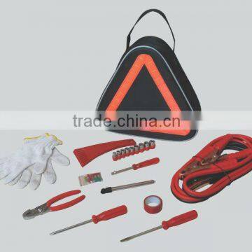 Deluxe Auto Safety Kit with Warning Triangle