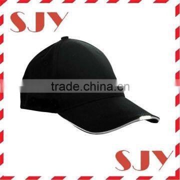 high quality 6 panel custom design flashing led hats