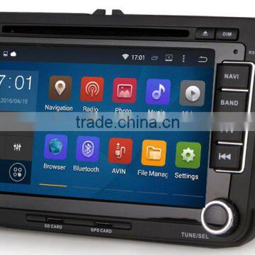 7 Inch High Quality Double Din Soft Drive Car Gps Dvd Player for VW GOLF photo-2