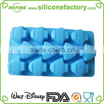 Wholesale price high quality fish shape silicone ice cube tray