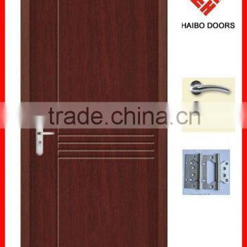 High quality MDF Wooden PVC flush door (HB-8028)