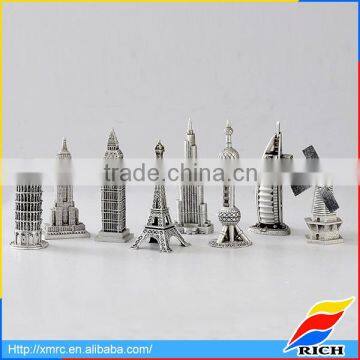 3d famous miniature polyresin building model collectibles