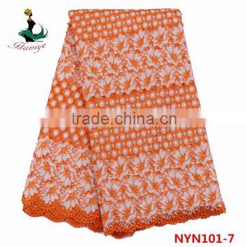 2016 Haniye wholesale French net lace fabric, African tulle lace fabric/NYN101