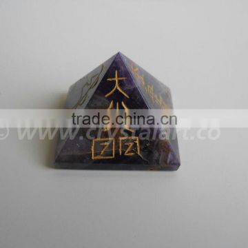 AFRICAN SMALL AMETHYST REIKI PYRAMID