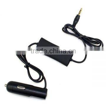 New 0.8" Screen Car 3.5 mm FM Transmitter 2-CH HiFi Automatic Search FM Transmitter for Iphone Samsung MP3 photo-2