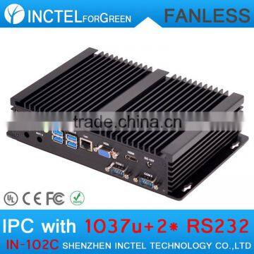 OEM Fanless Mini PC With 2*COM 4*USB 3.0 Intel Celeron 1037u Pocessor photo-2