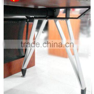 Modern Office Furniture Wood Table Metal Computer Table