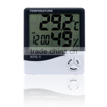 Big LCD Digital hydrometer with thermo clock HTC-1