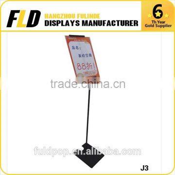 Good Reputation Widely Use Hot Selling Plastic Price Tag Stand