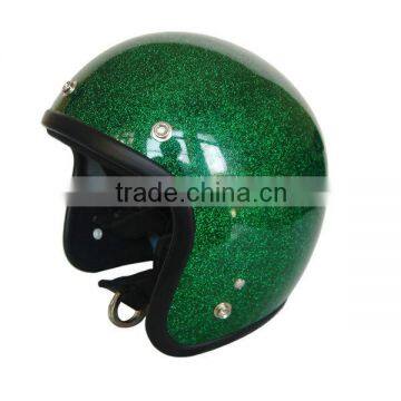 Shining Flake Open Face Novelty Helmet