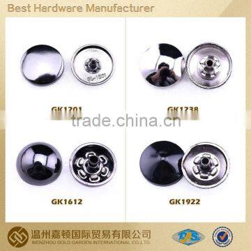 Zinc Alloy snap button custom 15mm metal snap button for Apparel various designs