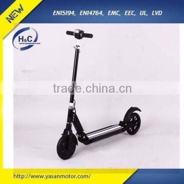 2016 Newest Design 24v Black Folding adult kick scooter electric for sale, Light weight and easy to carry