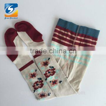 Stripe Flower Cartoon Design Baby Tights,manufacturer Baby Tights,baby Tights