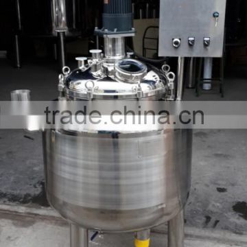 stainless steel / glass lined reactor tank