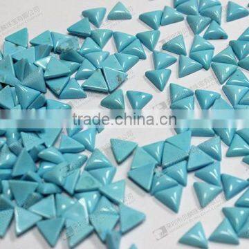 Semi Precious Stone Trillion Cabochons,turquoise Cabochons