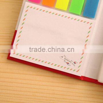 Notebook With Sticky Notes/Kawaii Stationery Diary Notebook Office School Supplies With Pen