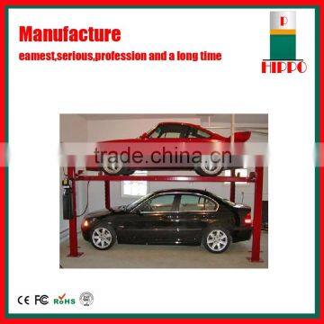 four post hydraulic parking lift, car lift kit electric manufacture