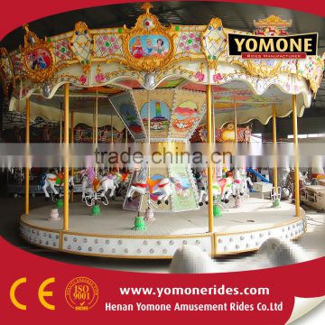 Funny funfair park merry go round horse ride 24 seats carousel rides for sale