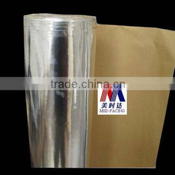 aluminum foil reinforced kraft paper for vapor barrier