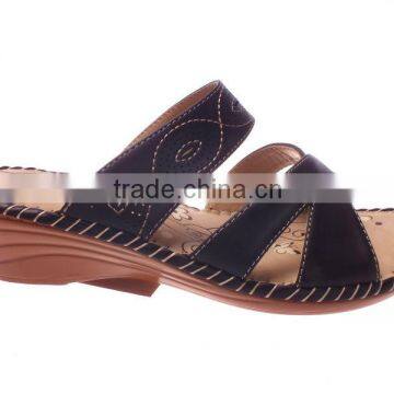 Fashion sandals ladies shoes 2014 low heel slippers