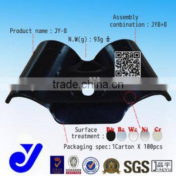 JY-8|2.5mm Cold rolled steel Electrophoresis black metal Pipe Joint