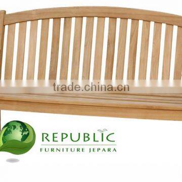 Bow Back Bench - Indonesia Teak Garden Furniture Manufacturer