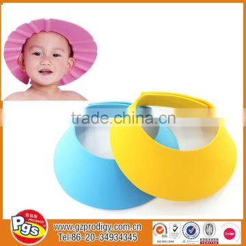 Bath protection for kids,Baby shampoo shower visor shield,soft shampoo bath shower cap