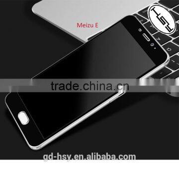 HUYSHE Tempered Glass for Meizu E 2.5D Full Cover Screen Protector for Meizu M E photo-3