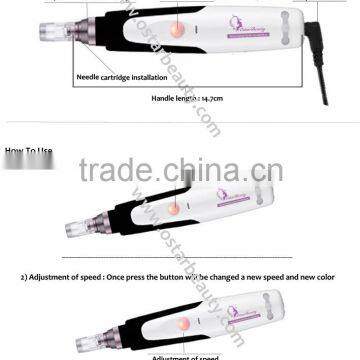 Vibrator Skin Care Micro Needle Pen With Nano Needle Cylinder DG 02 photo-5