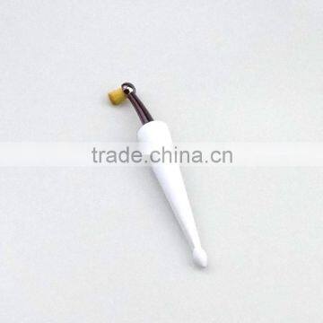 10pcs Pro Makeup Brushes Set Oval Tooth Brush Shape Cream Power Cosmetic Puff Power Make Up Toothbrush Beauty Tools Gold Silver photo-6