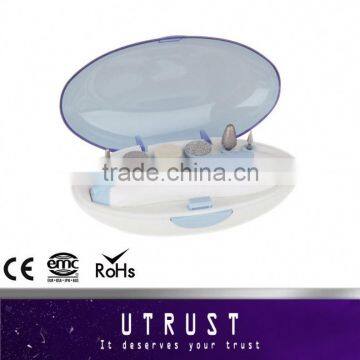 Supplier ABS Plastic Ionic Function Travel Full Manicure Kit